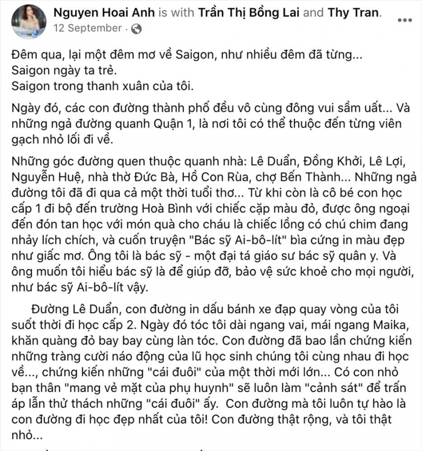 BTV Hoài Anh lên tiếng sau khi bị khán giả mắng thiếu tôn trọng Tiếng Việt - Ảnh 1 BTV Hoài Anh lên tiếng sau khi bị khán giả mắng thiếu tôn trọng Tiếng Việt - Ảnh 1
