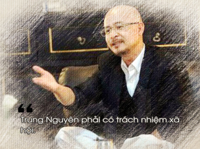 Ông Đặng Lê Nguyên Vũ cho rằng Trung Nguyên sinh ra là để phụng sự cho quốc gia, dân tộc. Ảnh: Internet Ông Đặng Lê Nguyên Vũ cho rằng Trung Nguyên sinh ra là để phụng sự cho quốc gia, dân tộc. Ảnh: Internet