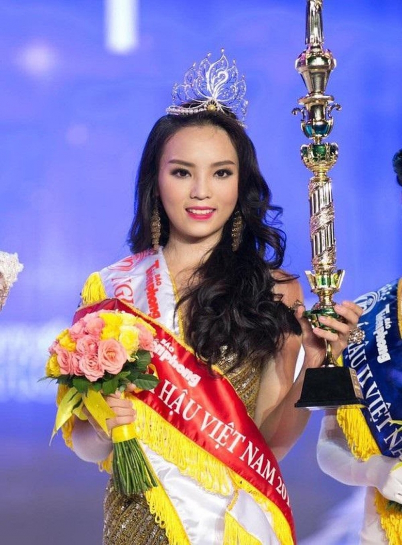 Nhan sắc của Kỳ Duyên thời điểm đăng quang từng gây nhiều tranh cãi. Ảnh: Facebook Nhan sắc của Kỳ Duyên thời điểm đăng quang từng gây nhiều tranh cãi. Ảnh: Facebook