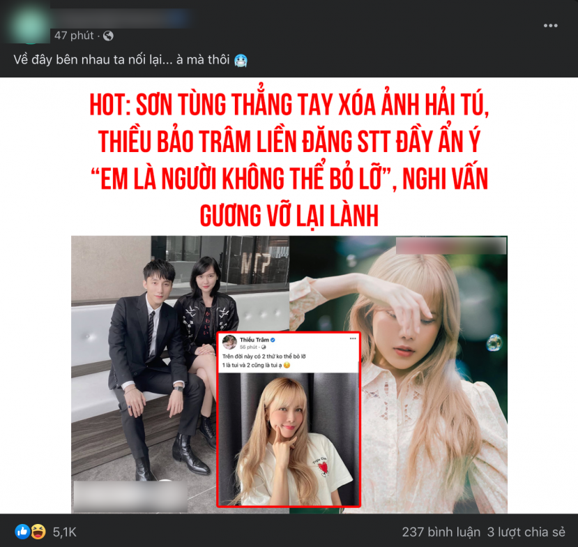 Trên thực tế đây đều là những hình ảnh và thông tin đã xảy ra rất lâu. Ảnh: Facebook Trên thực tế đây đều là những hình ảnh và thông tin đã xảy ra rất lâu. Ảnh: Facebook