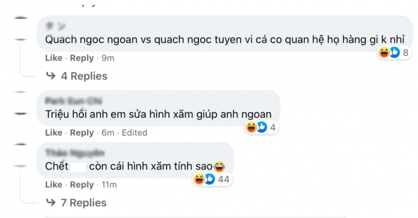 Dân tình triệu hồi cao thủ tatto để sửa lại hình xăm cho Quách Ngọc Ngoan. Dân tình triệu hồi cao thủ tatto để sửa lại hình xăm cho Quách Ngọc Ngoan.