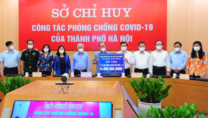 Chủ tịch nước Nguyễn Xuân Phúc: Hà Nội đã quyết định giãn cách xã hội rất kịp thời, thực hiện quyết liệt, hiệu quả - Ảnh 1 Chủ tịch nước Nguyễn Xuân Phúc: Hà Nội đã quyết định giãn cách xã hội rất kịp thời, thực hiện quyết liệt, hiệu quả - Ảnh 1