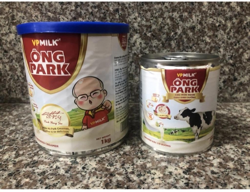 Hình ảnh HLV Park xuất hiện trên bao bì sản phẩm khiến NHM khá thích thú Hình ảnh HLV Park xuất hiện trên bao bì sản phẩm khiến NHM khá thích thú