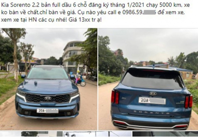 Loạt xe Kia Sorento 'hàng lướt' đẹp như mới bị các chủ xe rao bán - Ảnh 2 Loạt xe Kia Sorento 'hàng lướt' đẹp như mới bị các chủ xe rao bán - Ảnh 2