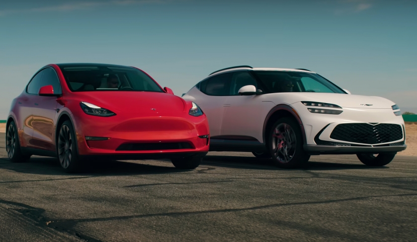Mẫu xe sang thuần điện Genesis GV60 Performance, quyết tâm vượt mặt Tesla - Ảnh 1 Mẫu xe sang thuần điện Genesis GV60 Performance, quyết tâm vượt mặt Tesla - Ảnh 1
