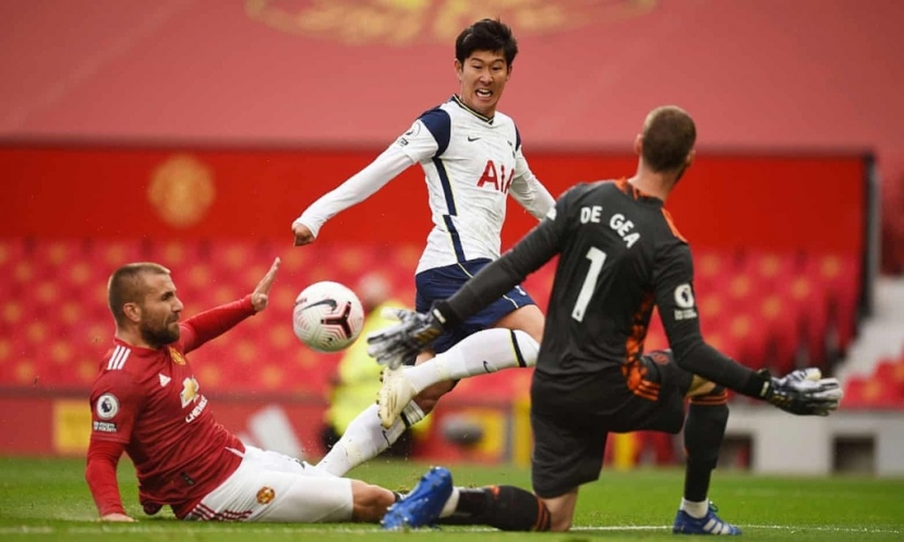 Son Heung Min sẽ khiến hàng thủ MU phải làm việc vất vả: Ảnh: Reuters Son Heung Min sẽ khiến hàng thủ MU phải làm việc vất vả: Ảnh: Reuters