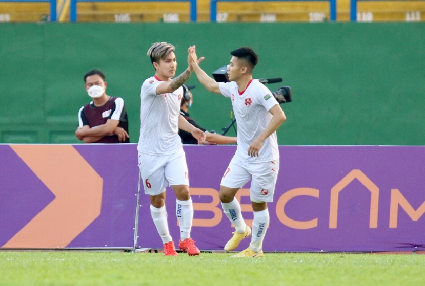 Hải Phòng dẫn đầu BXH V-League 2022 sau vòng 4. Ảnh: Khả Hòa Hải Phòng dẫn đầu BXH V-League 2022 sau vòng 4. Ảnh: Khả Hòa
