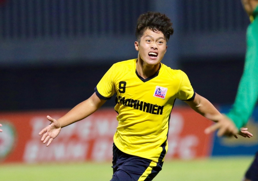 Nguyễn Quốc Việt (U19 Học viện Nutifood). Ảnh: Khả Hòa Nguyễn Quốc Việt (U19 Học viện Nutifood). Ảnh: Khả Hòa