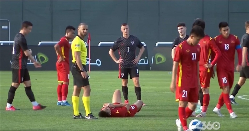 U23 Việt Nam gây ra nhiều khó khăn cho U23 Croatia. Ảnh: Internet U23 Việt Nam gây ra nhiều khó khăn cho U23 Croatia. Ảnh: Internet
