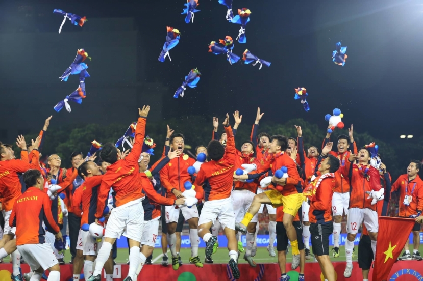 U23 Việt Nam vô địch SEA Games 30 năm 2019. Ảnh: Internet U23 Việt Nam vô địch SEA Games 30 năm 2019. Ảnh: Internet
