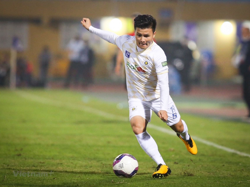Quang Hải sẽ có trận đấu cuối cùng tại V-League trong màu áo Hà Nội. Ảnh: CLB Hà Nội Quang Hải sẽ có trận đấu cuối cùng tại V-League trong màu áo Hà Nội. Ảnh: CLB Hà Nội