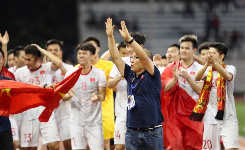 Mục tiêu của thầy Park cùng các học trò là bảo vệ tấm HCV SEA Games. Ảnh: Internet Mục tiêu của thầy Park cùng các học trò là bảo vệ tấm HCV SEA Games. Ảnh: Internet