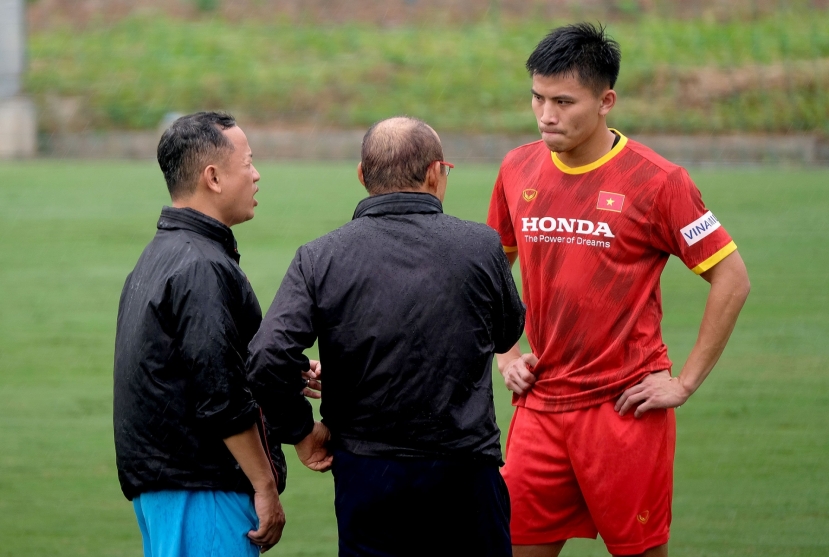 Trung vệ Thanh Bình sẽ là trụ cột của U23 việt Nam tại SEA Games 31. Ảnh:Internet Trung vệ Thanh Bình sẽ là trụ cột của U23 việt Nam tại SEA Games 31. Ảnh:Internet