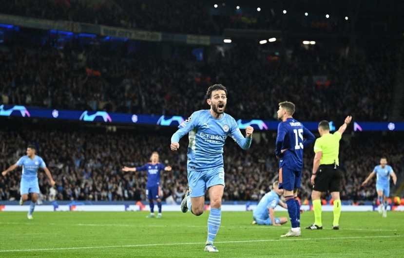 Bernado Silva lập siêu phẩm vào lưới Real Madrid. Ảnh: Internet Bernado Silva lập siêu phẩm vào lưới Real Madrid. Ảnh: Internet