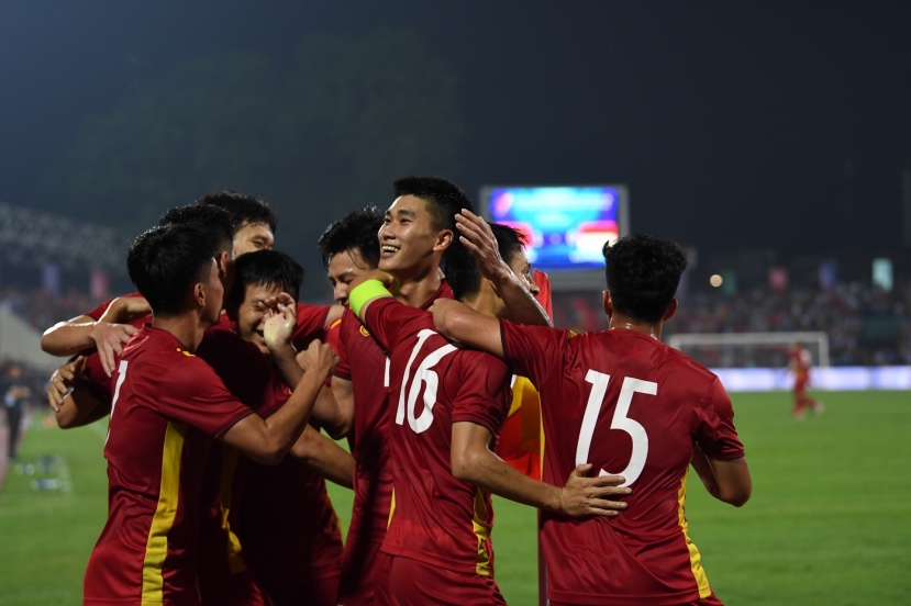U23 Việt Nam bất ngờ có bàn thắng thứ 3 do công của Văn Đô. Ảnh: Internet U23 Việt Nam bất ngờ có bàn thắng thứ 3 do công của Văn Đô. Ảnh: Internet