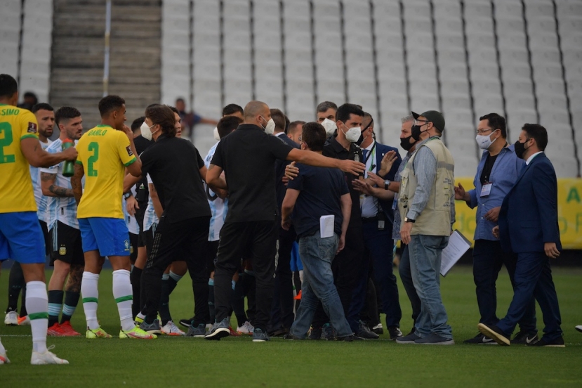 FIFA yêu cầu đá lại trận Brazil vs Argentina bị hoãn hồi tháng 9. Ảnh: Internet FIFA yêu cầu đá lại trận Brazil vs Argentina bị hoãn hồi tháng 9. Ảnh: Internet