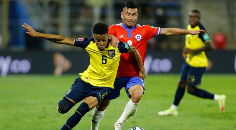 Castillo thi đấu trong màu áo Ecuador tại vòng loại World Cup 2022. Ảnh: Internet Castillo thi đấu trong màu áo Ecuador tại vòng loại World Cup 2022. Ảnh: Internet