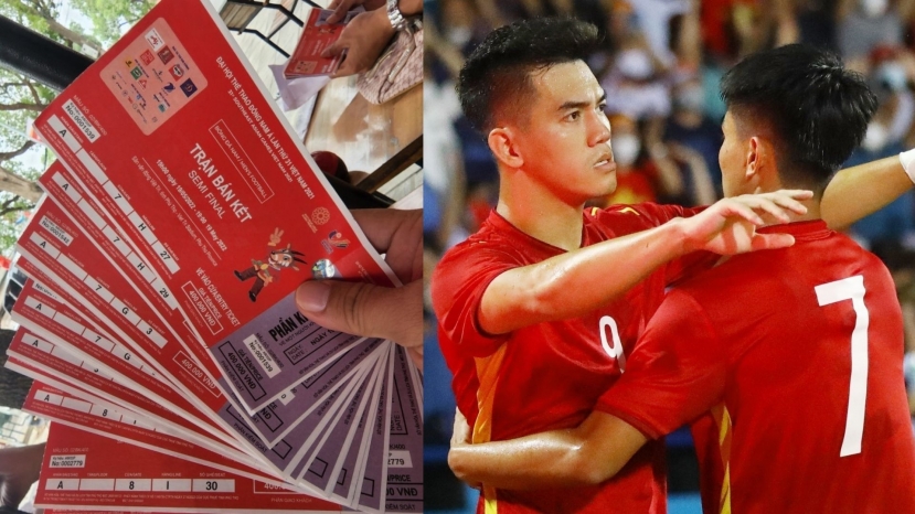 Vé trận bán kết môn bóng đá nam SEA Games 31 có mức giá 'không tưởng' Vé trận bán kết môn bóng đá nam SEA Games 31 có mức giá 'không tưởng'