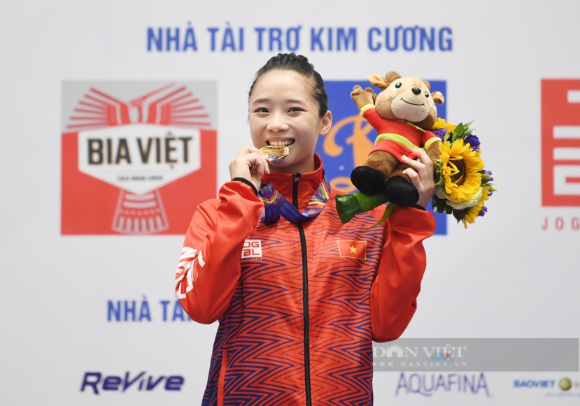Dương Thúy Vi giành 2 HCV cho Wushu Việt Nam tại SEA Games 31. Ảnh: Internet Dương Thúy Vi giành 2 HCV cho Wushu Việt Nam tại SEA Games 31. Ảnh: Internet