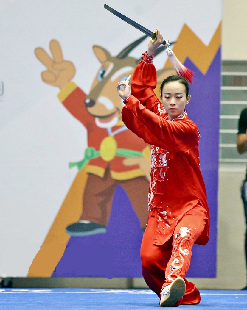 Phần thi của Minh Huyền tại SEA Games 31. Ảnh: Internet Phần thi của Minh Huyền tại SEA Games 31. Ảnh: Internet