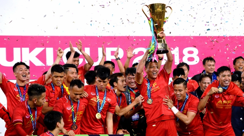 ĐT Việt Nam giành chức vô địch AFF Cup 2018. Ảnh: Internet ĐT Việt Nam giành chức vô địch AFF Cup 2018. Ảnh: Internet