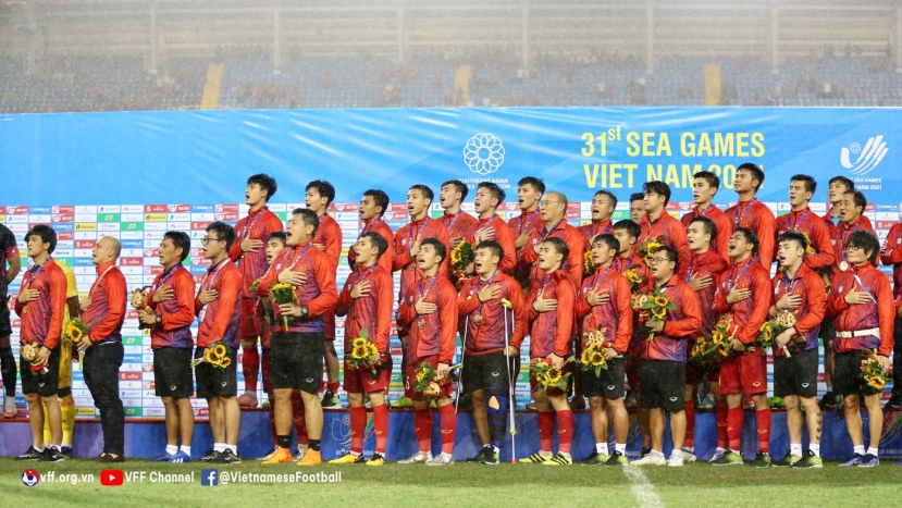 HLV Park Hang-seo vừa giúp U23 Việt Nam bảo vệ thành công tấm HCV SEA Games. Ảnh: VFF HLV Park Hang-seo vừa giúp U23 Việt Nam bảo vệ thành công tấm HCV SEA Games. Ảnh: VFF