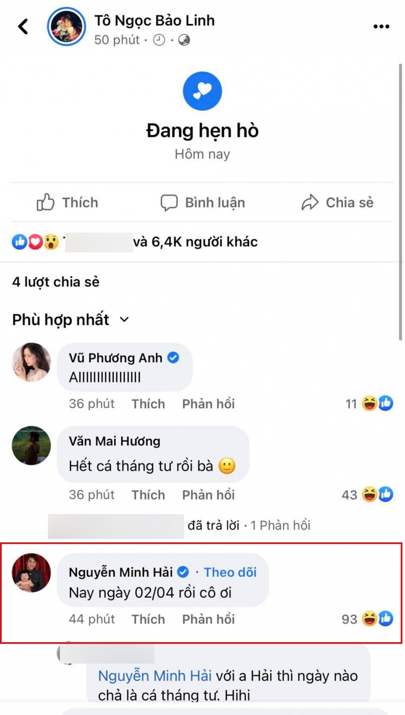 Bạn trai cũ Hoà Minzy cùng loạt sao Việt tỏ rõ nghi ngờ trước hành động công khai bạn trai của Lynk Lee (Ảnh: Chụp màn hình) Bạn trai cũ Hoà Minzy cùng loạt sao Việt tỏ rõ nghi ngờ trước hành động công khai bạn trai của Lynk Lee (Ảnh: Chụp màn hình)