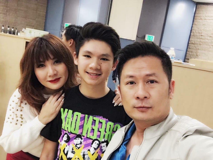 Vợ cũ Bằng Kiều 'phát mệt' vì vẻ điển trai của quý tử đầu lòng - Ảnh 1 Vợ cũ Bằng Kiều 'phát mệt' vì vẻ điển trai của quý tử đầu lòng - Ảnh 1