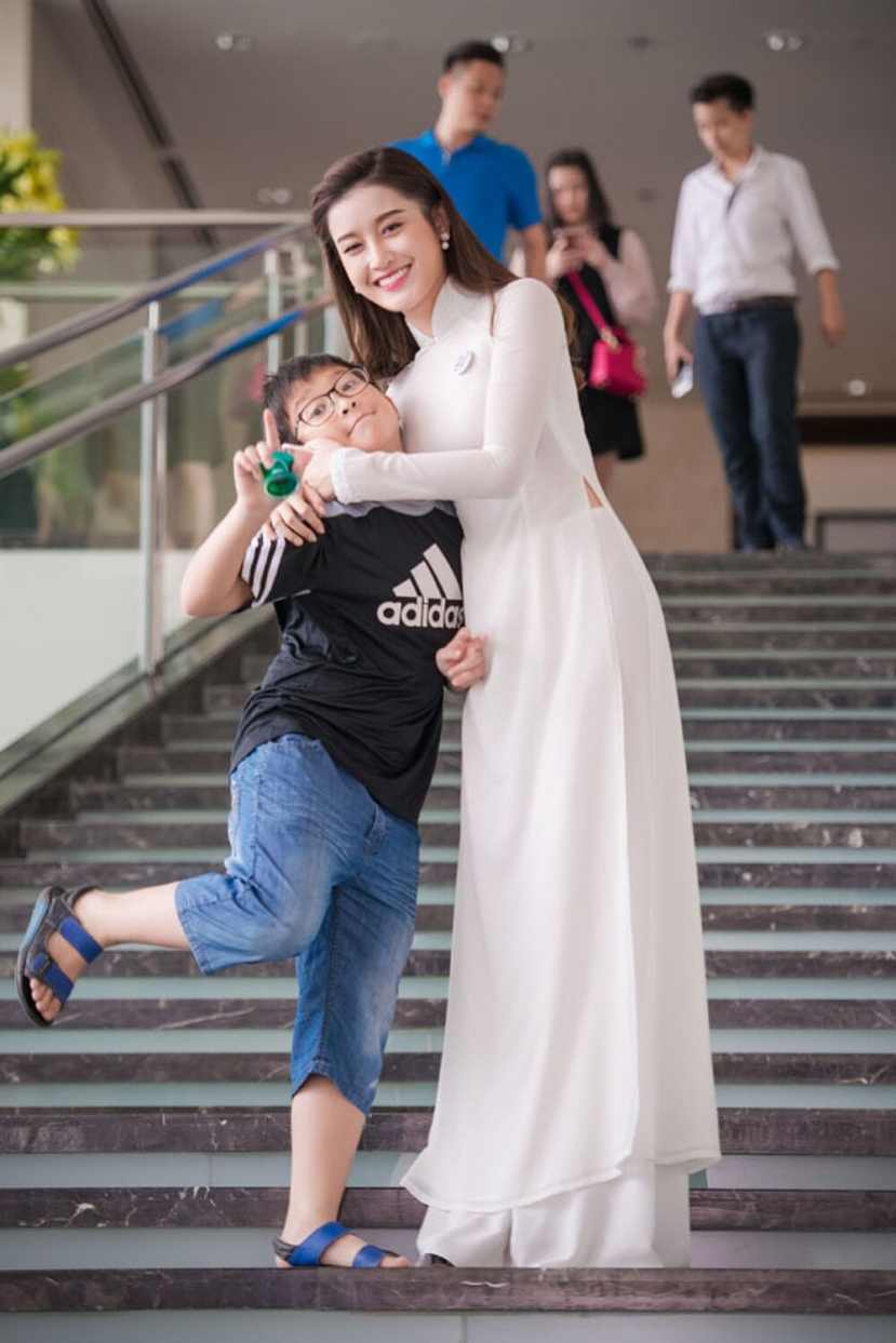 Việt Anh ở thời điểm Huyền My mới đăng quang Á hậu sở hữu thân hình mũm mĩm. Ảnh: FBNV Việt Anh ở thời điểm Huyền My mới đăng quang Á hậu sở hữu thân hình mũm mĩm. Ảnh: FBNV