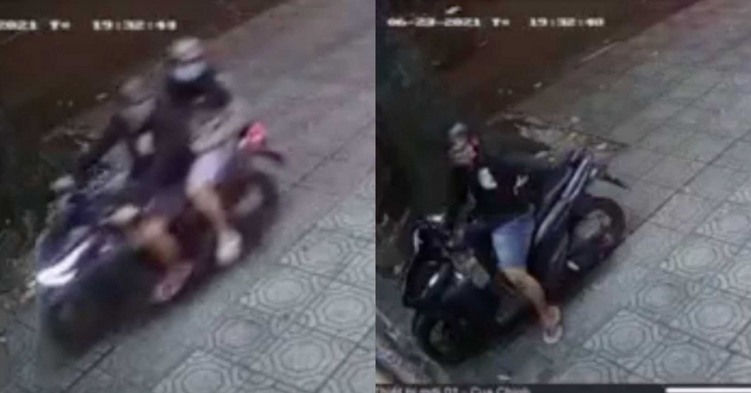 Đối tượng trộm cướp tiếp cận gần đến quán ăn của Mạc Văn Khoa. Ảnh: Chụp màn hình Đối tượng trộm cướp tiếp cận gần đến quán ăn của Mạc Văn Khoa. Ảnh: Chụp màn hình