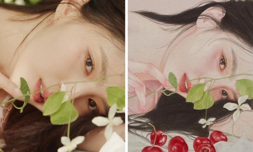 Han So Hee cũng trở nên thoát tục hơn trong bức vẽ của Hantograph Han So Hee cũng trở nên thoát tục hơn trong bức vẽ của Hantograph
