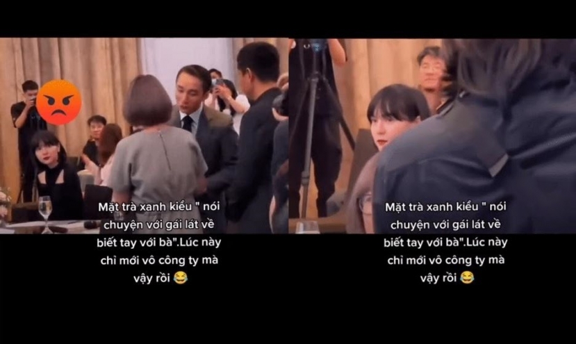 Khoảnh khắc gây xôn xao của Hải Tú. Ảnh: Internet Khoảnh khắc gây xôn xao của Hải Tú. Ảnh: Internet