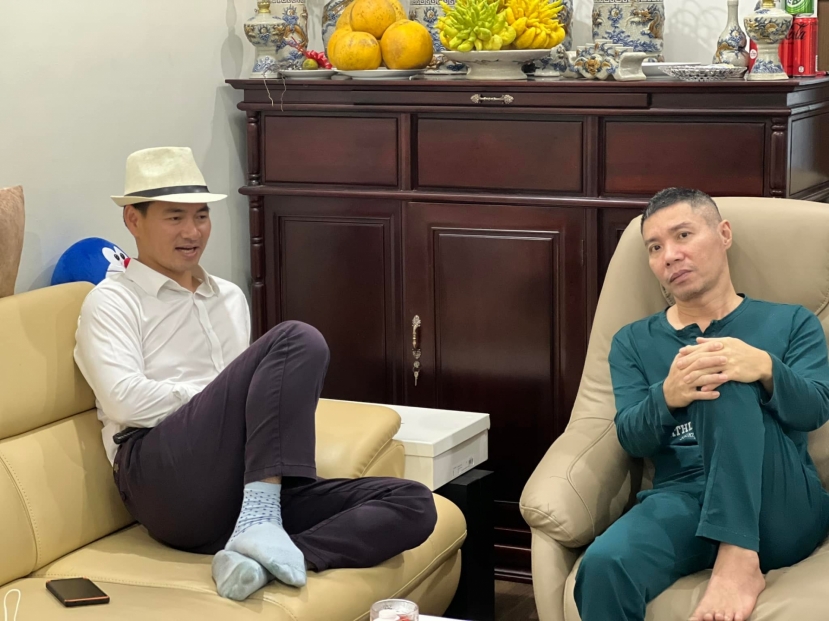 Công Lý hiếm hoi lộ diện bên 'Nam Tào' Xuân Bắc, Mạnh Trường cũng góp vui khiến 'bố vợ' ấm lòng - Ảnh 1 Công Lý hiếm hoi lộ diện bên 'Nam Tào' Xuân Bắc, Mạnh Trường cũng góp vui khiến 'bố vợ' ấm lòng - Ảnh 1