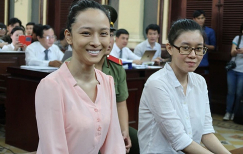 Trương Hồ Phương Nga thời điểm đối diện với vụ kiện. Ảnh: Internet Trương Hồ Phương Nga thời điểm đối diện với vụ kiện. Ảnh: Internet