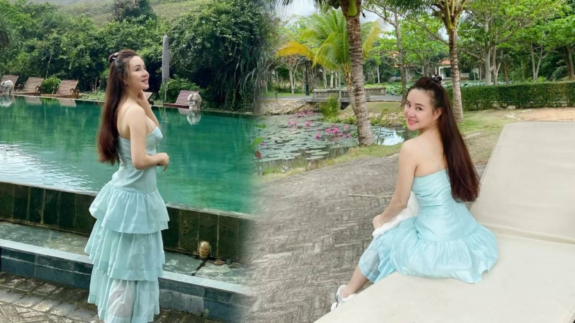 Vy Oanh thường xuyên chia sẻ khoảnh khắc hạnh phúc. Ảnh: FBNV Vy Oanh thường xuyên chia sẻ khoảnh khắc hạnh phúc. Ảnh: FBNV