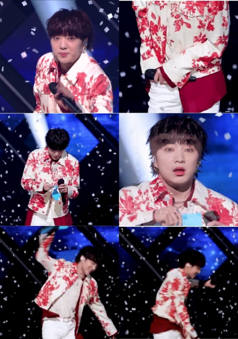 Tuy nhiên vì 'ending fairy' chỉ có 5 giây nên Seungyoon chưa kịp mở giấy ra đã… hết thời lượng lên sóng. Ảnh: Naver Tuy nhiên vì 'ending fairy' chỉ có 5 giây nên Seungyoon chưa kịp mở giấy ra đã… hết thời lượng lên sóng. Ảnh: Naver