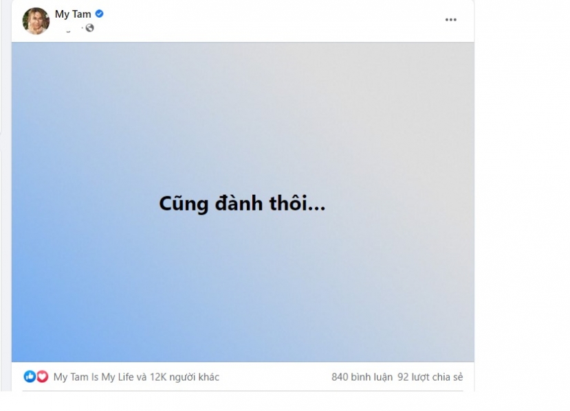 Showbiz trưa 4/5: Mỹ Tâm đăng đàn ẩn ý, Ngọc Trinh diện váy ‘cắt xẻ nức nở’, Ngọc Sơn ‘khoe’ mảnh vườn 2ha - Ảnh 1 Showbiz trưa 4/5: Mỹ Tâm đăng đàn ẩn ý, Ngọc Trinh diện váy ‘cắt xẻ nức nở’, Ngọc Sơn ‘khoe’ mảnh vườn 2ha - Ảnh 1