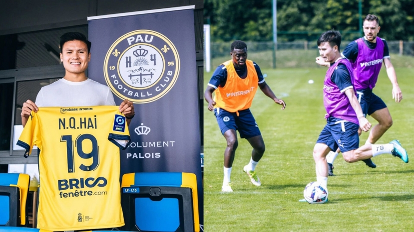 Quang Hải tự tin cạnh tranh suất đá chính tại Pau FC. Ảnh: Internet Quang Hải tự tin cạnh tranh suất đá chính tại Pau FC. Ảnh: Internet