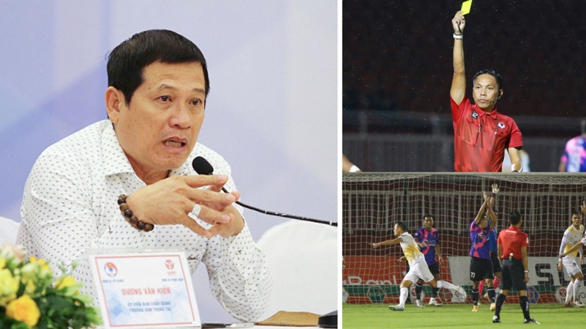 Ông Dương Văn Hiền lên tiếng sau vụ trọng tài công nhận 'bàn thắng ảo' tại V-League Ông Dương Văn Hiền lên tiếng sau vụ trọng tài công nhận 'bàn thắng ảo' tại V-League