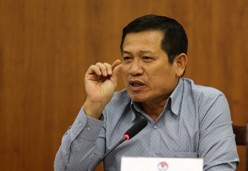 Ông Dương Văn Hiền đồng tình với quyết định của trọng tài Nguyễn Mạnh Hải. Ảnh: Internet Ông Dương Văn Hiền đồng tình với quyết định của trọng tài Nguyễn Mạnh Hải. Ảnh: Internet