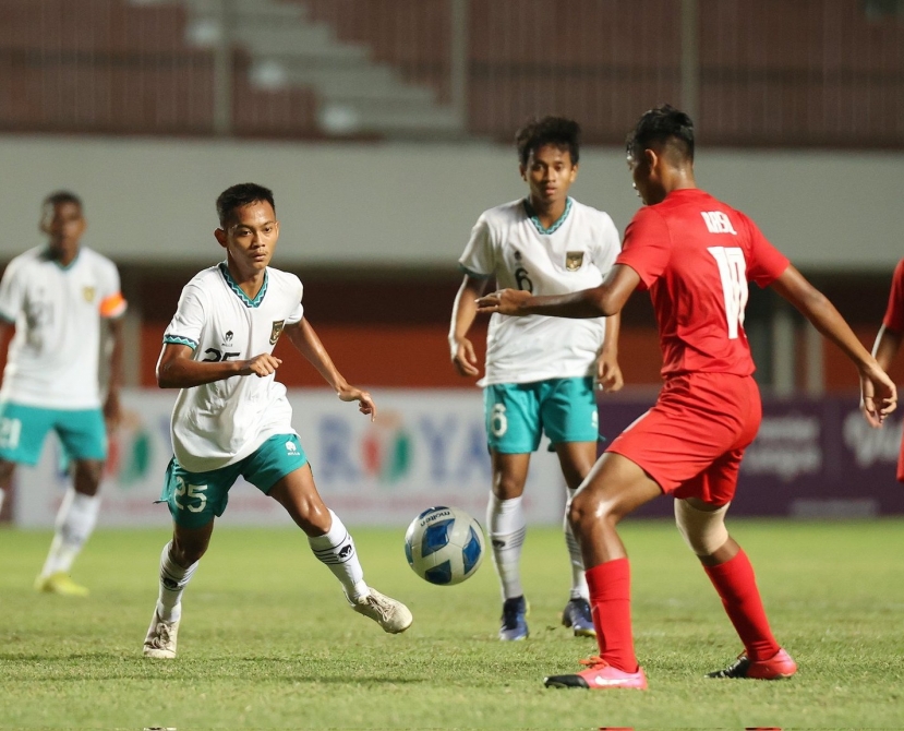 U16 Indonesia vừa có chiến thắng 9-0 trước Singapore. Ảnh: Internet U16 Indonesia vừa có chiến thắng 9-0 trước Singapore. Ảnh: Internet