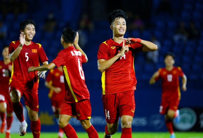 U19 Việt Nam đánh bại Myanmar ở ngày ra quân giải U19 Quốc tế 2022. Ảnh: Internet U19 Việt Nam đánh bại Myanmar ở ngày ra quân giải U19 Quốc tế 2022. Ảnh: Internet