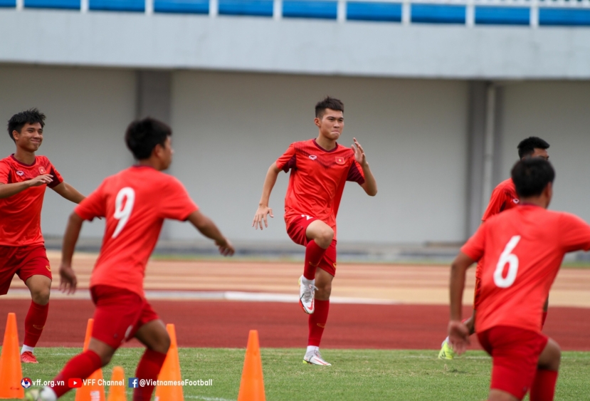U16 Việt Nam đã sẵn sàng cho trận bán kết với Thái Lan. Ảnh: VFF U16 Việt Nam đã sẵn sàng cho trận bán kết với Thái Lan. Ảnh: VFF