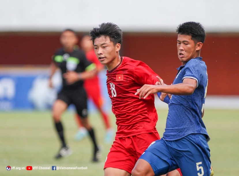 U16 Việt Nam tiến vào chung kết U16 ĐNÁ sau chiến thắng trước Thái Lan - Ảnh 1 U16 Việt Nam tiến vào chung kết U16 ĐNÁ sau chiến thắng trước Thái Lan - Ảnh 1