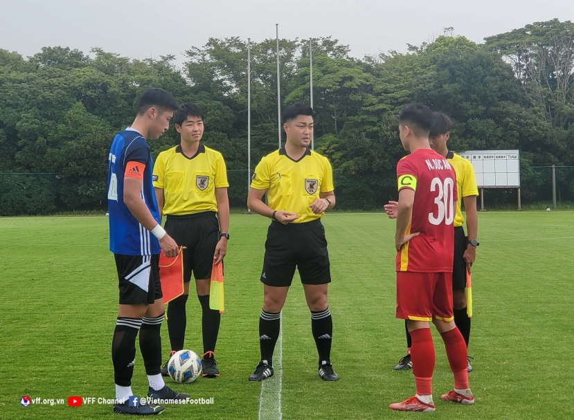 U19 Việt Nam vừa có trận giao hữu với U19 Nhật Bản: Ảnh: VFF U19 Việt Nam vừa có trận giao hữu với U19 Nhật Bản: Ảnh: VFF