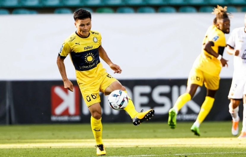Quang Hải cần thêm thời gian để tỏa sáng tại Pau FC. Ảnh: Internet Quang Hải cần thêm thời gian để tỏa sáng tại Pau FC. Ảnh: Internet