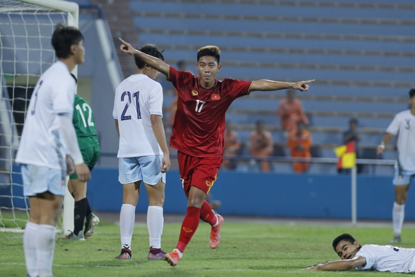U17 Việt Nam có chiến thắng 4-0 trước U17 Đài Loan. Ảnh: Internet U17 Việt Nam có chiến thắng 4-0 trước U17 Đài Loan. Ảnh: Internet