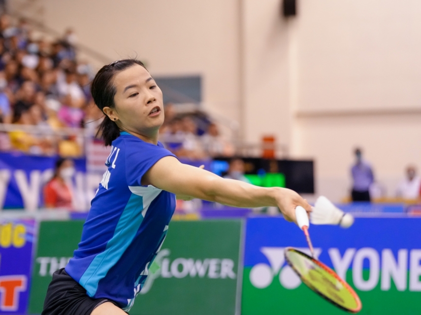 Nguyễn Thùy Linh nhọc nhằn vào bán kết giải Australia 2022. Ảnh: FBNV Nguyễn Thùy Linh nhọc nhằn vào bán kết giải Australia 2022. Ảnh: FBNV