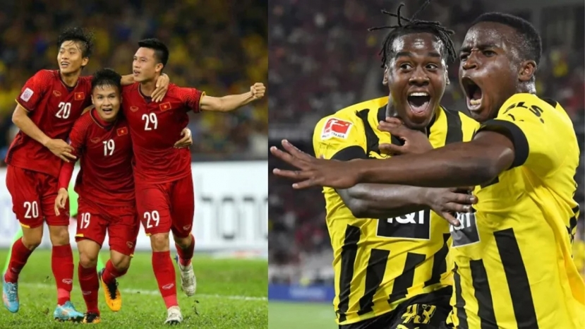 CLB Dortmund sẽ mang đội hình mạnh đấu giao hữu với ĐT Việt Nam. Ảnh: Internet CLB Dortmund sẽ mang đội hình mạnh đấu giao hữu với ĐT Việt Nam. Ảnh: Internet