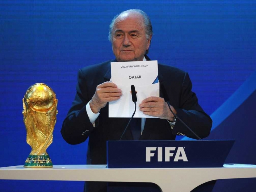 Cựu Chủ tịch FIFA - Sepp Blatter thừa nhận lựa chọn Qatar là một sai lầm. Ảnh: Internet Cựu Chủ tịch FIFA - Sepp Blatter thừa nhận lựa chọn Qatar là một sai lầm. Ảnh: Internet